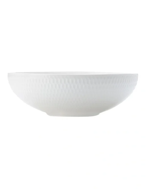 Maxwell & Williams White Basics Diamonds 16 Piece Dinner Set -Homeware Haven Shop