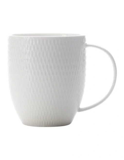 Maxwell & Williams White Basics Diamonds 16 Piece Dinner Set -Homeware Haven Shop