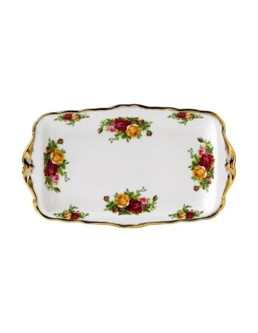 Old Country Roses Sandwich Tray -Homeware Haven Shop