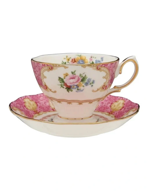 Lady Carlyle Teacup & Saucer -Homeware Haven Shop