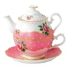Cheeky Pink Teapot For One White -Homeware Haven Shop 503429410 1 1 720x928