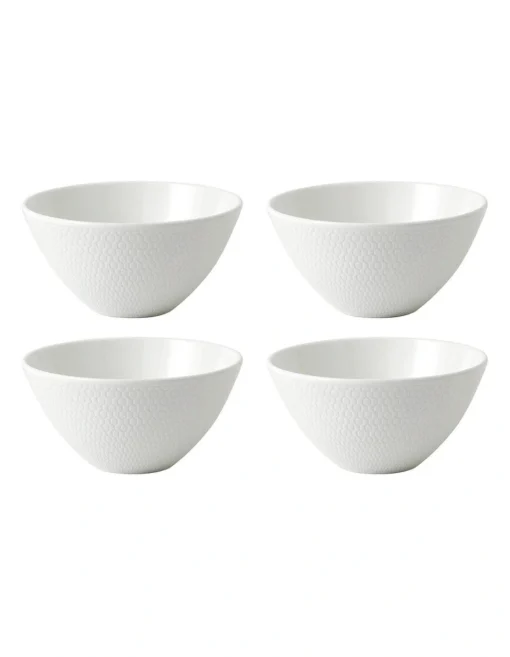 Wedgwood Gio Set Of 4 Dip Bowl White -Homeware Haven Shop