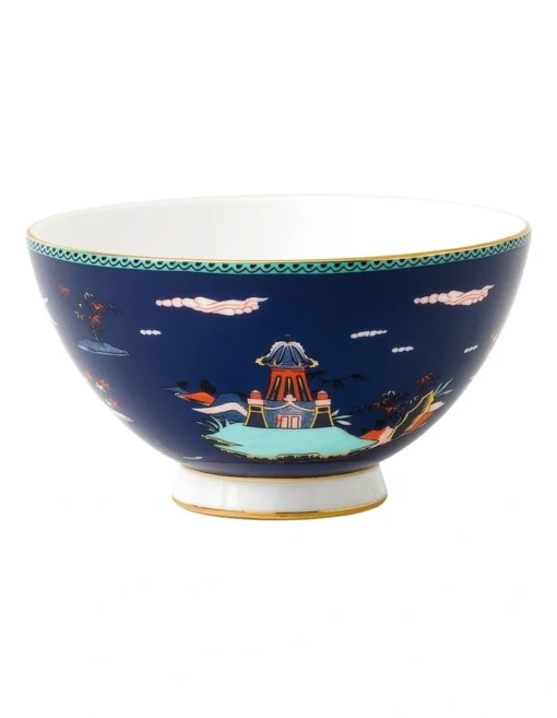 Wedgwood Wonderlust Blue Pagoda Bowl 11cm -Homeware Haven Shop