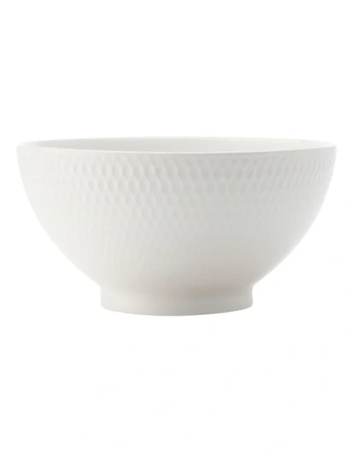 Maxwell & Williams White Basics Diamonds 15cm Rice Bowl -Homeware Haven Shop