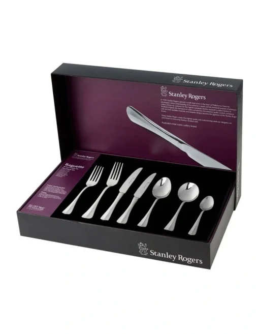 Baguette 42 Piece Cutlery Set In Stainless Steel -Homeware Haven Shop