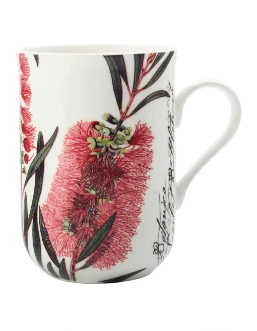 Maxwell & Williams Royal Botanic Garden Bottlebrush 300ml Mug Gift Boxed Mixed Colour -Homeware Haven Shop