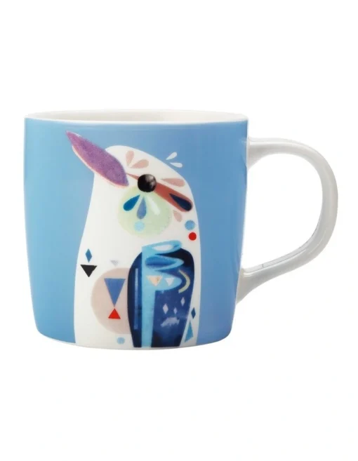 Maxwell & Williams Pete Cromer Kookaburra 375ml Mug Gift Boxed Blue -Homeware Haven Shop
