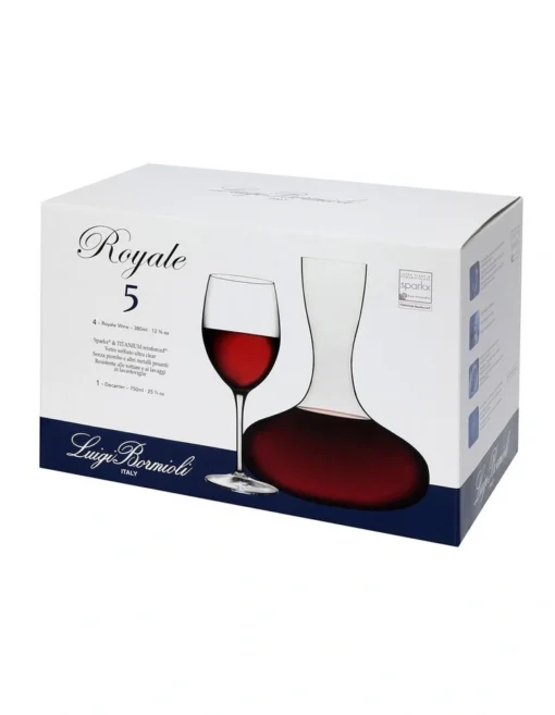 Luigi Bormioli Royale 5pc Decanter Set -Homeware Haven Shop