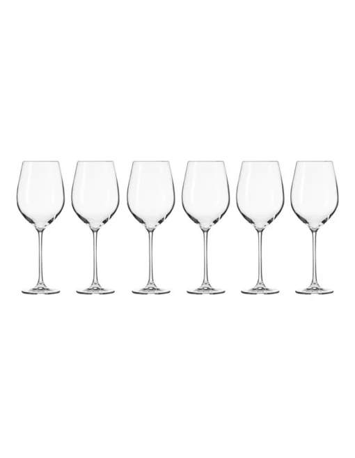 Splendour 500ml Wine Glass 6pc Gift Box Set -Homeware Haven Shop