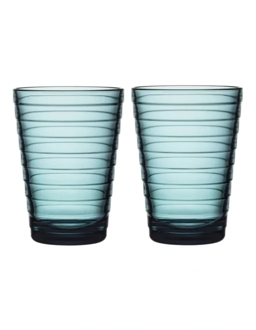 Iittala Aino Aalto Set Of 2 Highball Sea Blue -Homeware Haven Shop