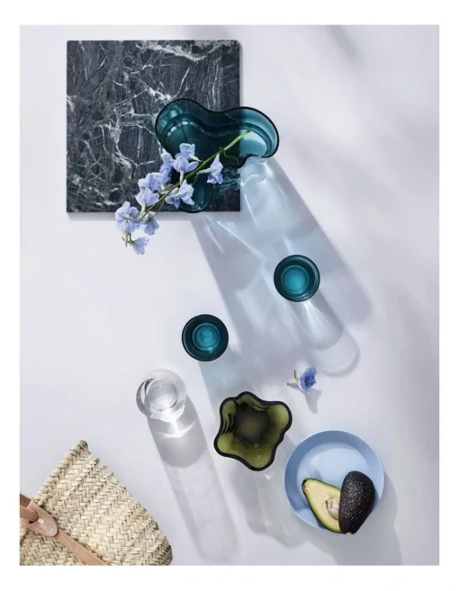 Iittala Aino Aalto Set Of 2 Highball Sea Blue -Homeware Haven Shop