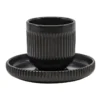 Brae Espresso Cup & Saucer Set Black -Homeware Haven Shop 694910710 1 1 720x928