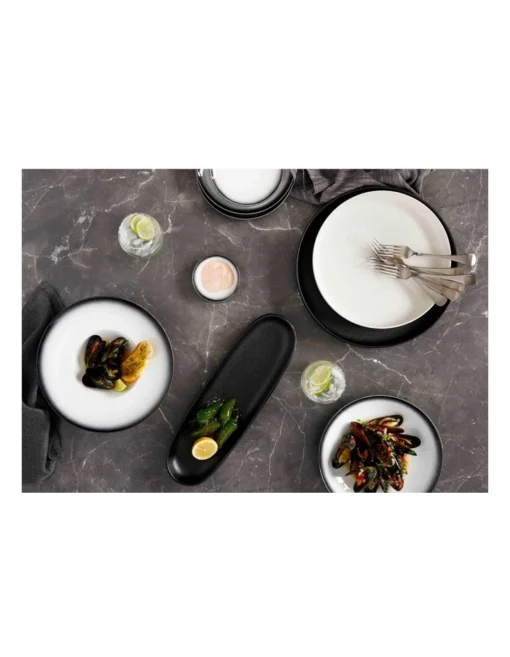 Maxwell & Williams Caviar 28cm Show Plate Granite -Homeware Haven Shop
