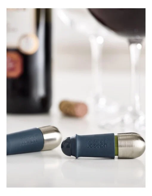 Joseph Joseph BarWise Twist-Lock Wine Stopper Set Of 2 -Homeware Haven Shop