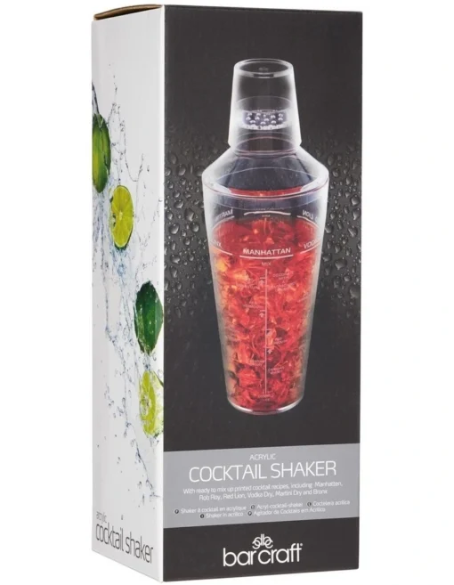 700ml Acrylic Gift Boxed Cocktail Shaker -Homeware Haven Shop