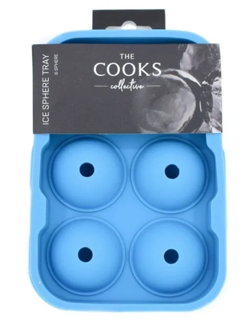 Jumbo 6 Sphere Ice Tray Blue -Homeware Haven Shop