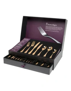 Chelsea 56 Piece Cutlery Set In Gold -Homeware Haven Shop 743081320 5 2 720x928
