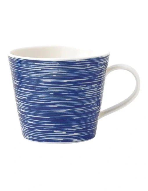 Royal Doulton Pacific Texture Mug Blue/White -Homeware Haven Shop