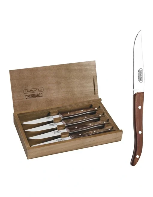 Tramontina Paisano 4 Piece Knife Set Brown -Homeware Haven Shop