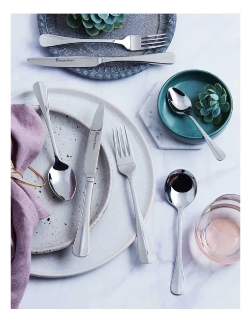Cambridge 30 Piece Cutlery Set In Stainless Steel -Homeware Haven Shop