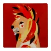 Maxwell & Williams Pete Cromer Wildlife Ceramic 9.5cm Lion Square Coaster -Homeware Haven Shop 789789610 1 720x928