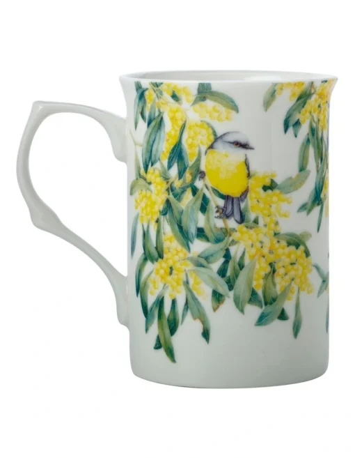 Maxwell & Williams Botanic Gardens Victoria Garden Friends 300ml Robin Mug Gift Boxed White -Homeware Haven Shop