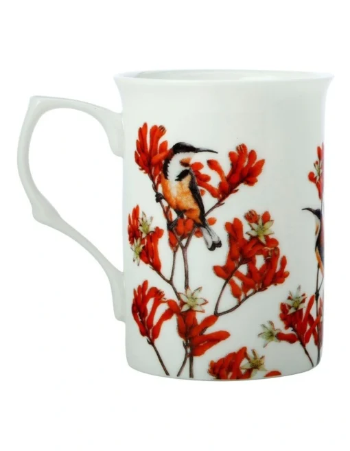 Maxwell & Williams Botanic Gardens Victoria Garden Friends 300ml Spinebill Mug Gift Boxed White -Homeware Haven Shop