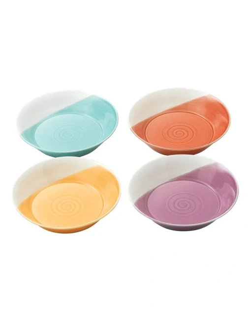 Royal Doulton 1815 Bright 22.5cm Set Of 4 Pasta Bowls -Homeware Haven Shop