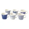 Royal Doulton Pacific 400ml Set Of 6 Mixed Mugs Multicolour Blues -Homeware Haven Shop 797696290 1 720x928