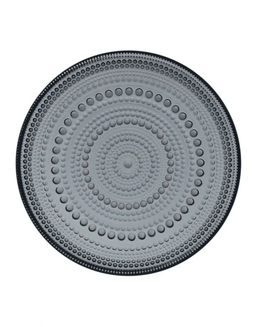 Iittala Kastehelmi 17cm Plate Dark Grey -Homeware Haven Shop