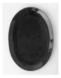 Esperance 34.5x24.5cm Oval Platter Charcoal -Homeware Haven Shop 799322140 3 720x928