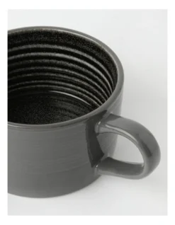Esperance 430ml Soup Mug Charcoal -Homeware Haven Shop 799323130 3 720x928