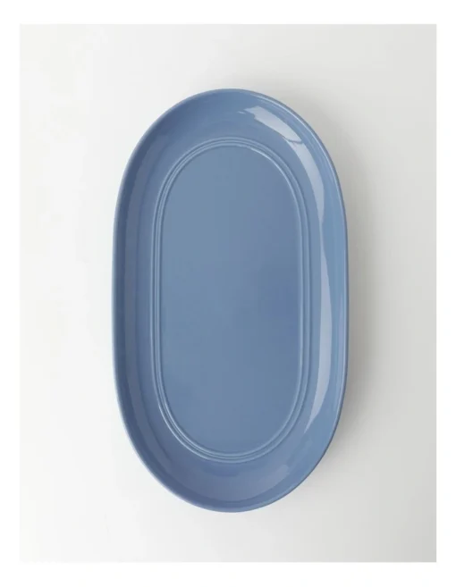 Heritage Avenue Oval Platter Blue -Homeware Haven Shop