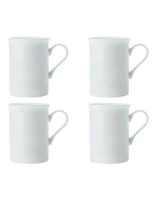 Maxwell & Williams Cashmere Mug Cylindrical 340ML Set Of 4 -Homeware Haven Shop