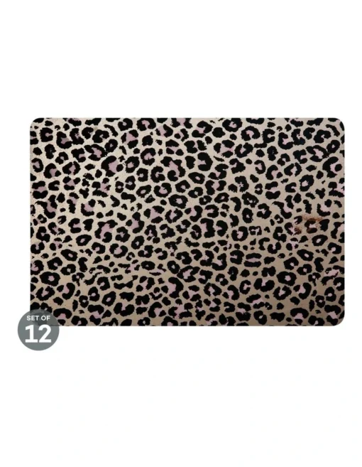 Maxwell & Williams Table Accents Leopard Placemat 45x30cm Gold Set Of 12 -Homeware Haven Shop