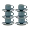 Hue Espresso Cup & Saucer 85ml Sage Set Of 6 -Homeware Haven Shop 806928670 1 720x928