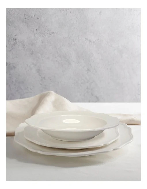Heritage Scalloped 12pc Dinner Set -Homeware Haven Shop