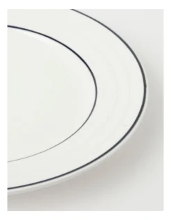 Heritage Ribbed 12pc Dinner Set With Blue Rim -Homeware Haven Shop 826734250 7 720x928