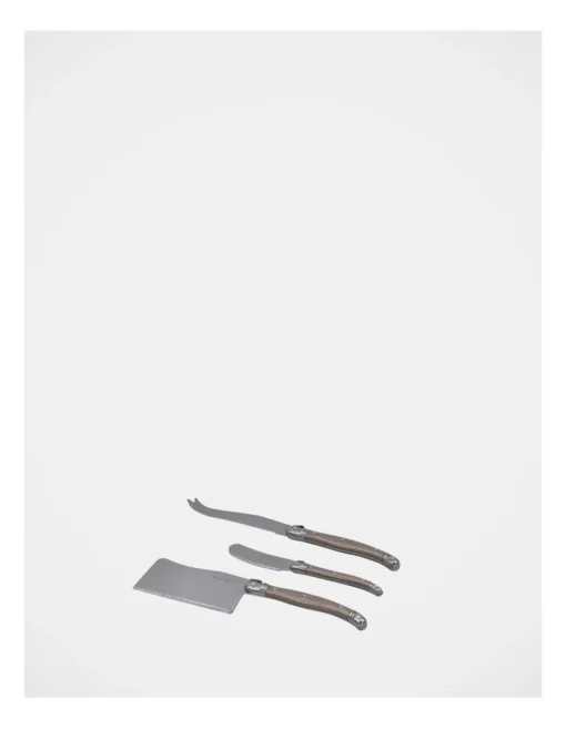 Heritage Laguiole Sophistique 3 Piece Cheese Knife Set In Gold -Homeware Haven Shop