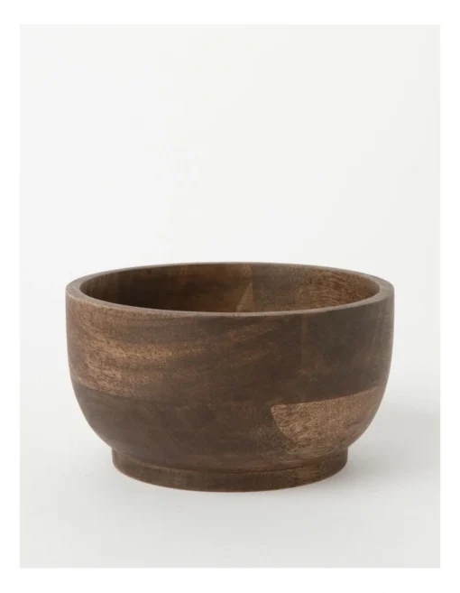 Heritage Walnut Look Small Serving Bowl -Homeware Haven Shop