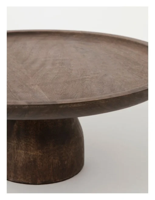 Heritage Walnut Look Cake Stand -Homeware Haven Shop