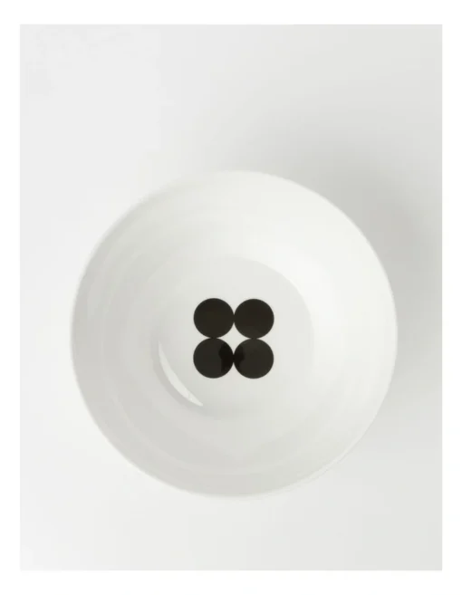 Studio Salad Bowl Black/White -Homeware Haven Shop