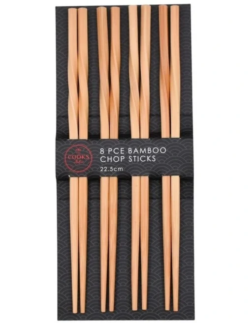 Bamboo Chopsticks Set Of 4 Pairs -Homeware Haven Shop
