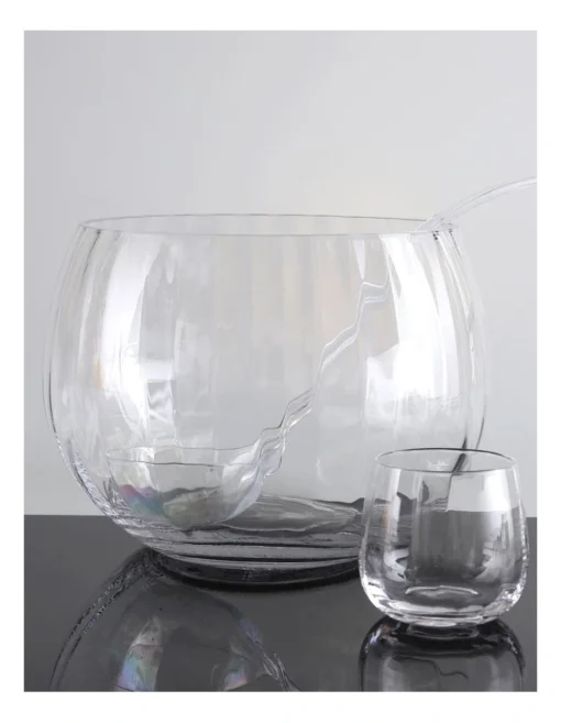 Heritage Ribbed Punch Bowl Set -Homeware Haven Shop