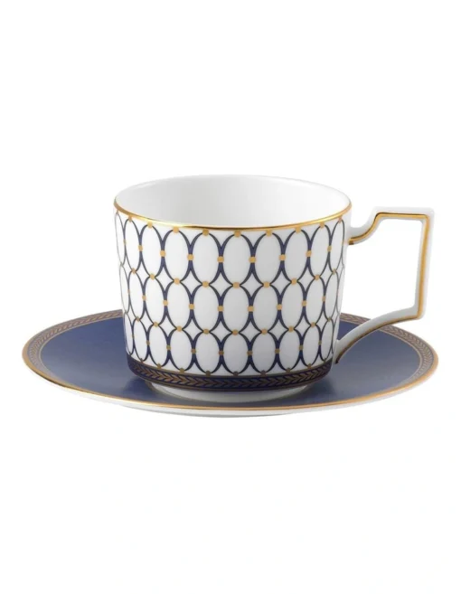 Wedgwood Renaissance Gold Teacup & Saucer Boxed -Homeware Haven Shop