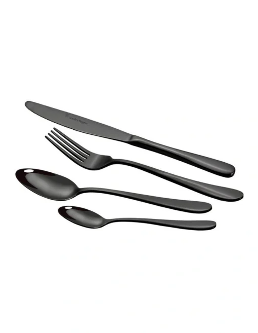 Albany 24 Piece Cutlery Set In Onyx -Homeware Haven Shop