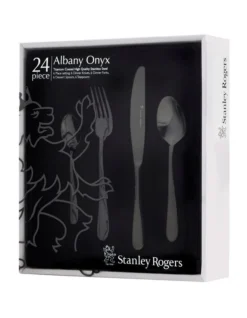 Albany 24 Piece Cutlery Set In Onyx -Homeware Haven Shop 842750650 5 720x928