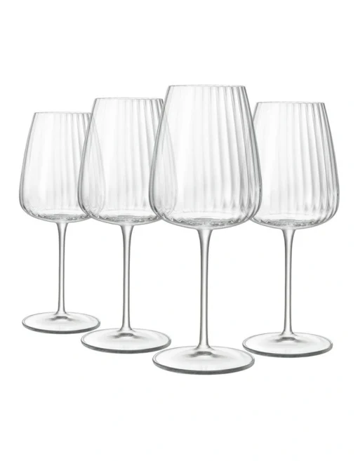Luigi Bormioli Optica Chardonnay 550ml 4 Pack -Homeware Haven Shop