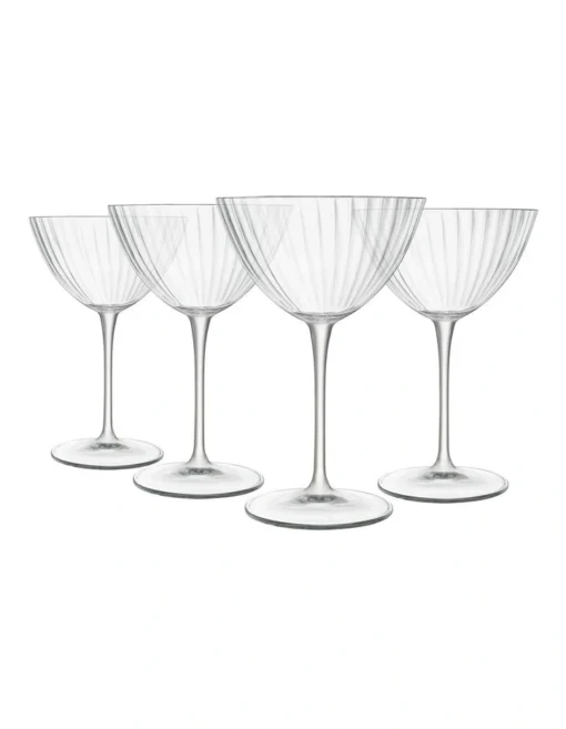 Luigi Bormioli Optica Martini 220ml 4 Pack -Homeware Haven Shop