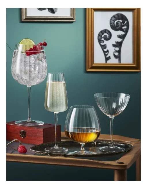 Luigi Bormioli Optica Martini 220ml 4 Pack -Homeware Haven Shop
